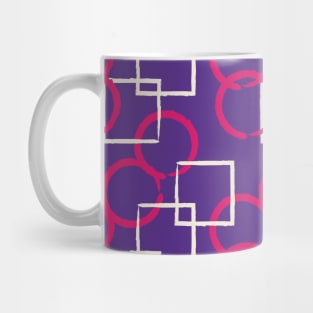 Square and Circle Seamless Pattern 017#001 Mug